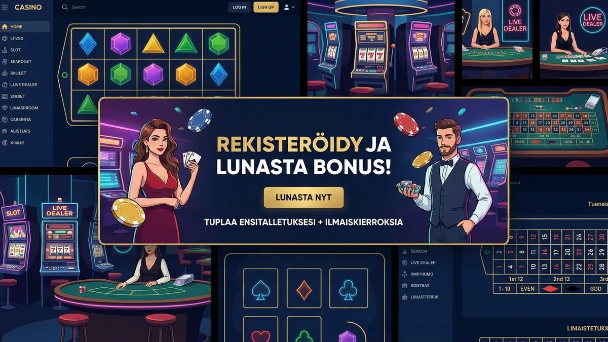 Rekisteröidy bonuksella