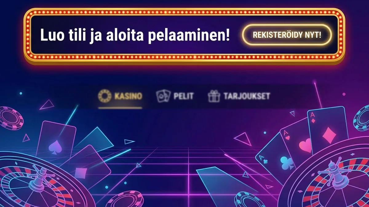 Rekisteröidy bonuksella